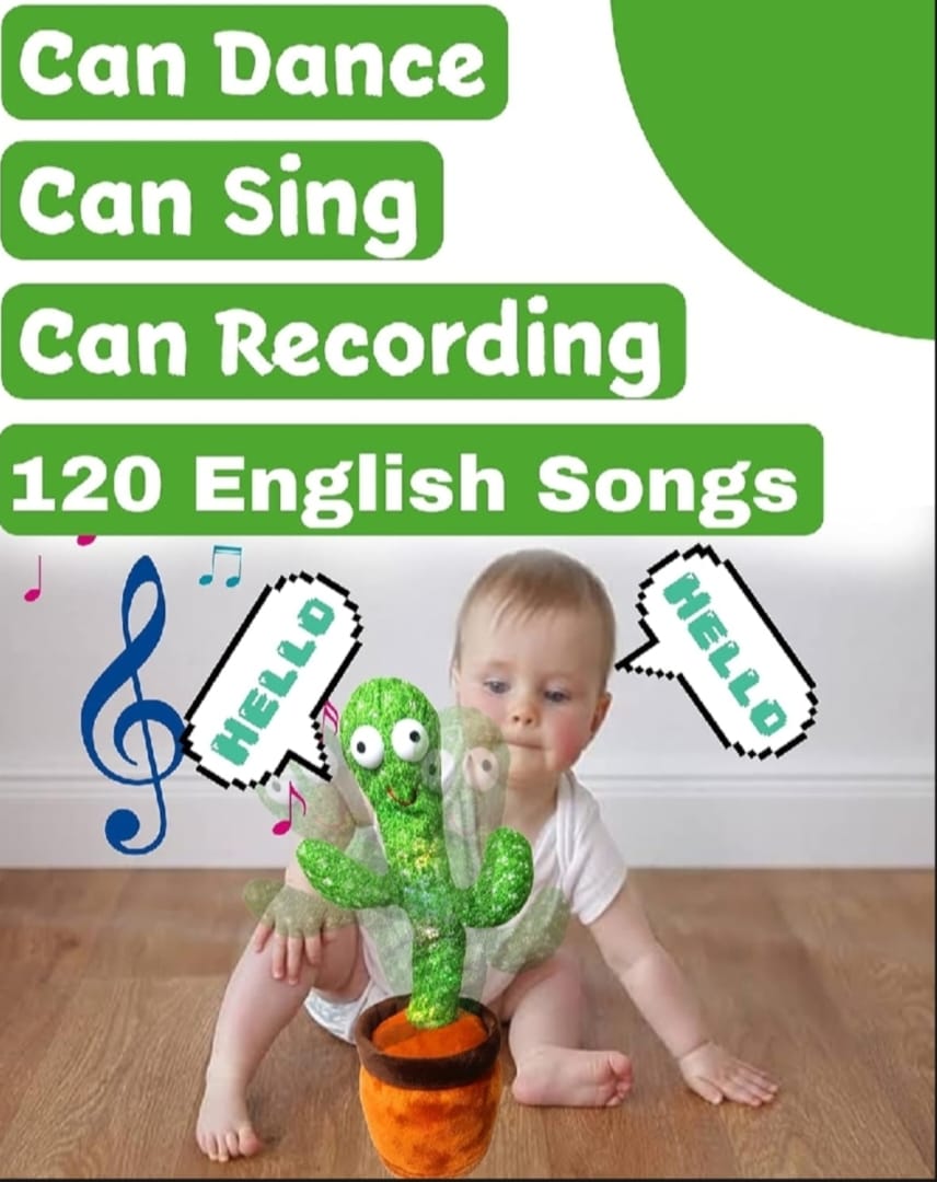 Dancing cactus talking toy