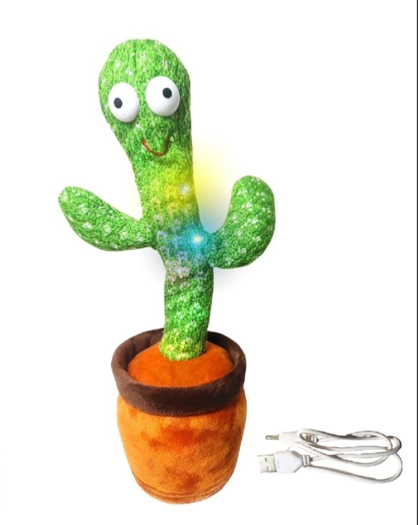 Dancing cactus talking toy