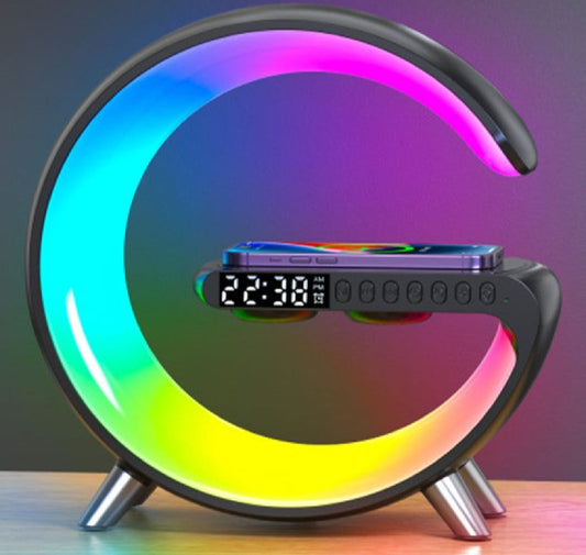 WIRELESS CHARGING CLOCK WITH SPEAKER(ALSO LIGHTINIG &BLUETOOTH)